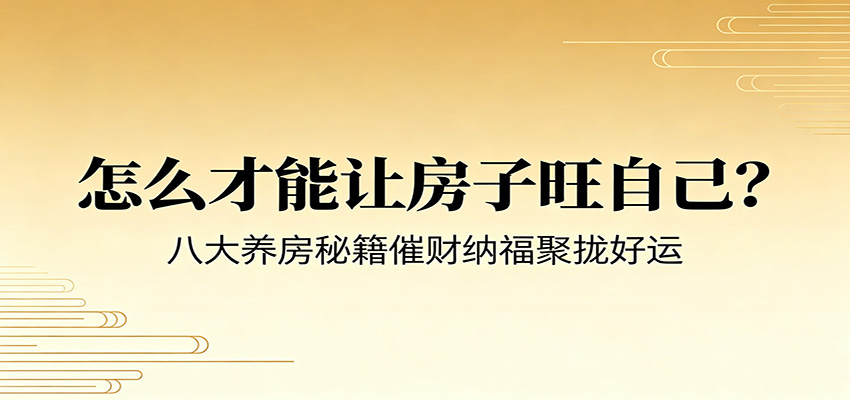 付费文章《怎么才能让房子旺自己？》八大养房秘籍催财纳福聚拢好运-万象聊项目