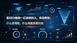 靠SEO做到一亿战绩的人，亲自教你：什么值得做，什么纯属浪费时间【原创双语字幕】-万象聊项目