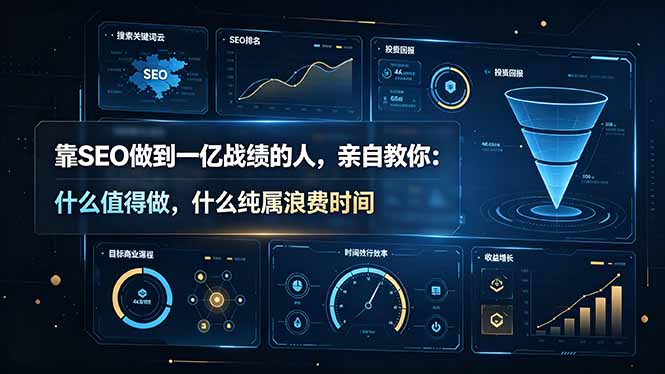 靠SEO做到一亿战绩的人，亲自教你：什么值得做，什么纯属浪费时间【原创双语字幕】-万象聊项目