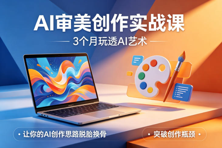 AI审美创作实战课，3个月玩透AI艺术，让你的AI创作思路脱胎换骨，突破创作瓶颈(更新0706)-万象聊项目