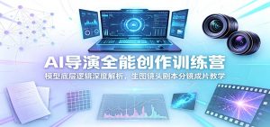 AI导演全能创作训练营：模型底层逻辑深度解析，生图镜头剧本分镜成片教学-万象聊项目