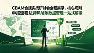 CBAM合规实战研讨会全程实录,核心规则申报流程法律风险碳数据管理一站式解读-万象聊项目