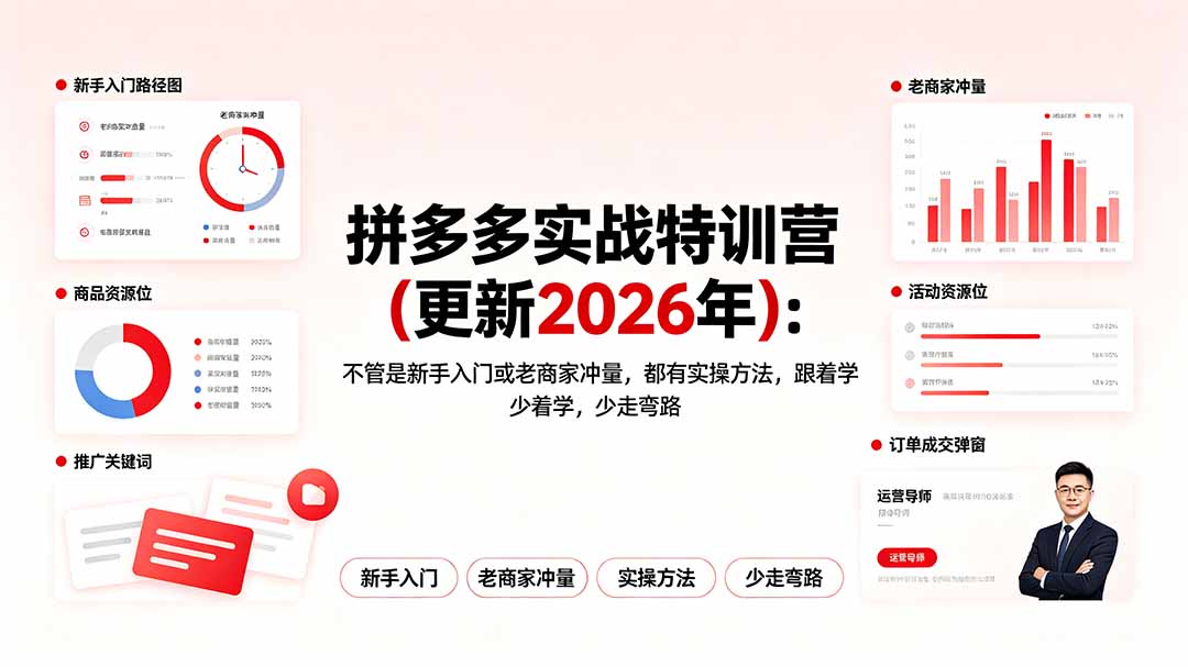 拼多多实战特训营(更新2026年-万象聊项目