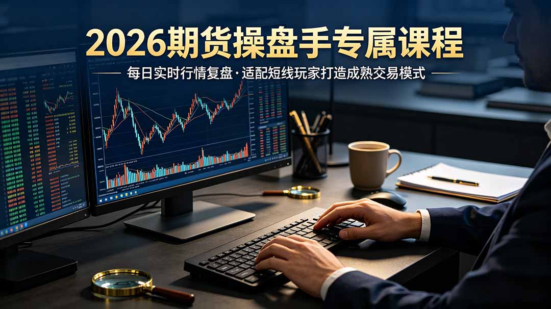 2026期货操盘手专属课程-更新7月11，每日实时行情复盘，适配短线玩家打造成熟交易模式-万象聊项目