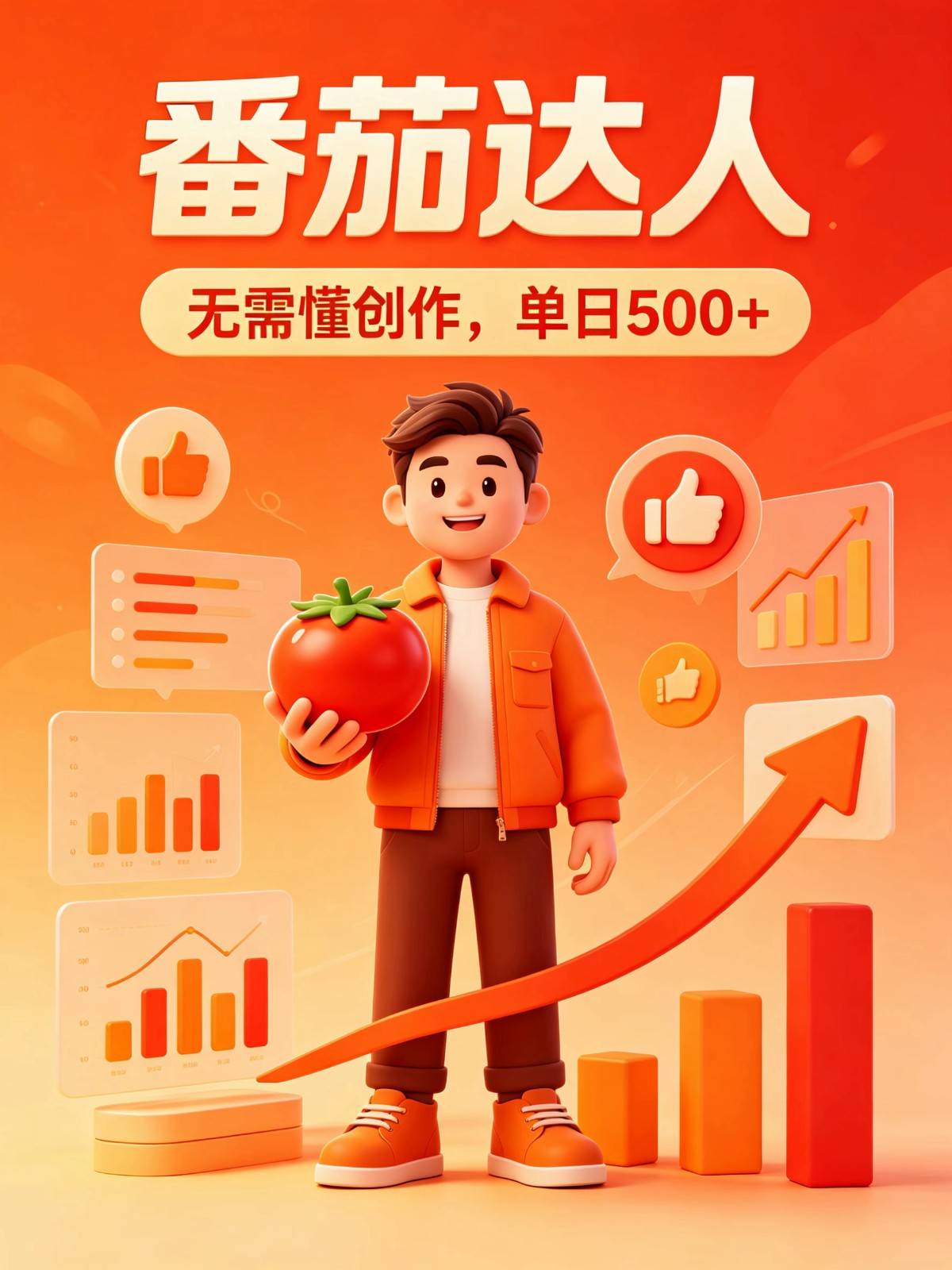 番茄小说达人全自动变现，普通人轻松日入500+-万象聊项目