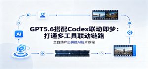 GPT5.6搭配Codex联动即梦：打通多工具联动链路，全自动产出拼接AI短片教程-万象聊项目
