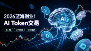 2026全新风口副业｜AI智能Token交易，空闲时间轻松 賺 收益，无需全天盯盘【揭秘】-万象聊项目
