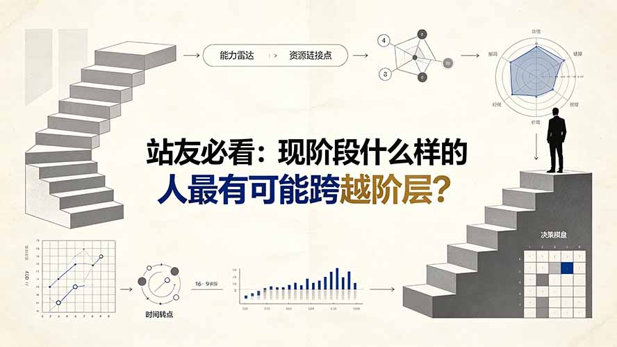 付费文章：站友必看：现阶段什么样的人最有可能跨越阶层?-万象聊项目