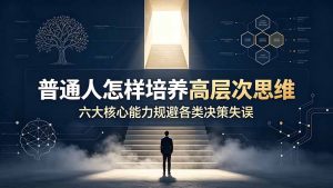 付费文章：普通人怎样培养高层次思维，六大核心能力规避各类决策失误-万象聊项目