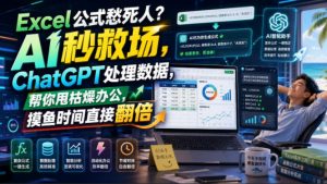 Excel公式愁死人？AI秒救场，ChatGPT处理数据，帮你甩枯燥办公，摸鱼时间直接翻倍【原创双语字幕】-万象聊项目