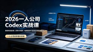 2026一人公司Codex实战课◆智能体技能封装｜即梦API视频｜电商视觉PPT自动化全套实操教学-万象聊项目