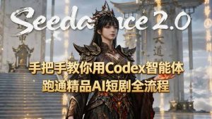 手把手教你用Seedance2.0+Codex智能体跑通精品AI短剧全流程(附3种skill技能-万象聊项目