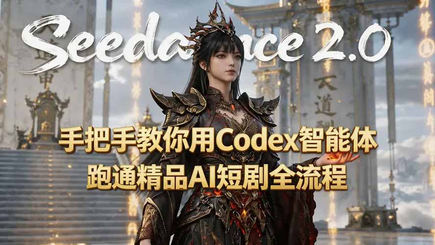 手把手教你用Seedance2.0+Codex智能体跑通精品AI短剧全流程(附3种skill技能-万象聊项目