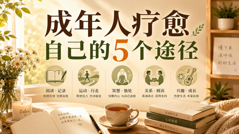 付费文章：成年人疗愈自己的5个途径-万象聊项目