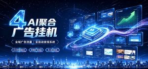 全域广告流量聚合，AI无人挂机稳赚佣金，打造长期稳定被动收入副业-万象聊项目