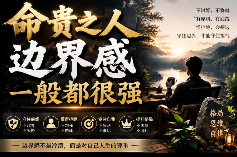 付费文章：命贵之人，边界感一般都很强-万象聊项目
