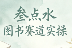 叁点水图书赛道实操-万象聊项目