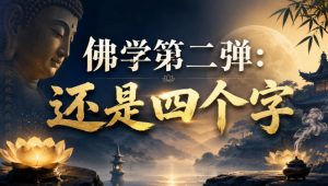 付费文章：佛学第二弹：还是四个字-万象聊项目