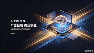 AI Pryzen 广告挂机｜24小时自动跑，日入300-500，新手零门槛-万象聊项目