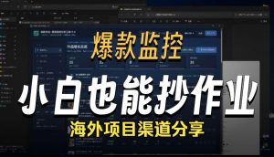 抖音爆款数据监控工具_海外网盘拉新渠道-万象聊项目