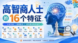 付费文章：高智商人士的16个特征-万象聊项目