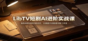 LibTV短剧AI进阶实战课：角色场景道具全套设定，分镜提示词搭建完整工作流-万象聊项目