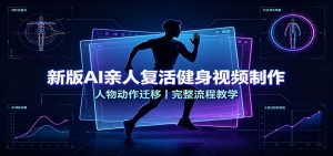 新版AI亲人复活健身视频制作，人物动作迁移，完整流程教学-万象聊项目