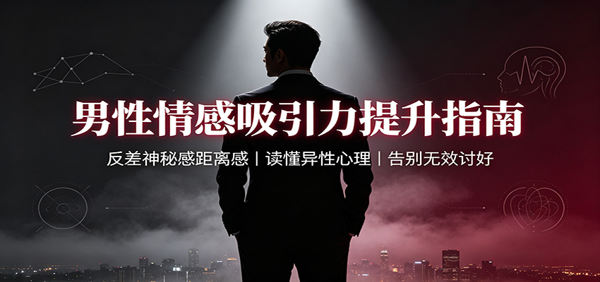 男性情感吸引力提升指南：反差神秘感距离感，读懂异性心理，告别无效讨好-万象聊项目