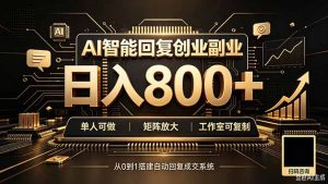 全自动AI挂机创业｜个人副业→工作室全链路扶持-万象聊项目