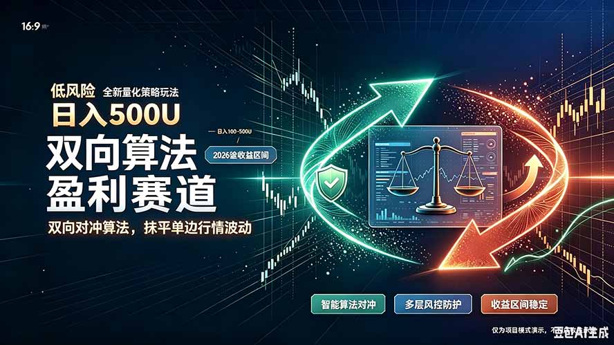 算法对冲/EA量化，日入500刀，躺着赚钱！你把它当做“自动提款机”，它把你就爆了-万象聊项目