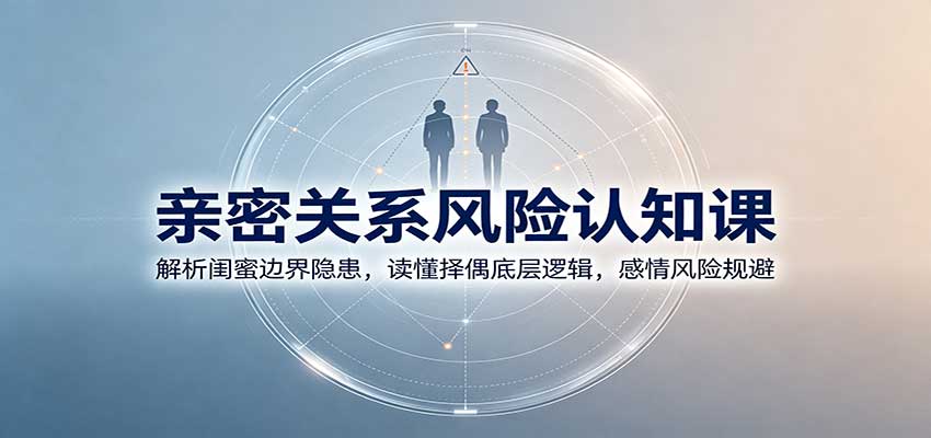 亲密关系风险认知课：解析闺蜜边界隐患，读懂择偶底层逻辑，感情风险规避-万象聊项目