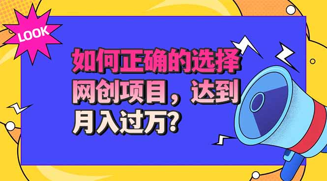 选择大于努力！选对项目才能实现月入过万，才能避免成为绿油油的韭菜-万象聊项目