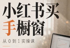 大糖老师·小红书买手橱窗从0到1实操课-万象聊项目