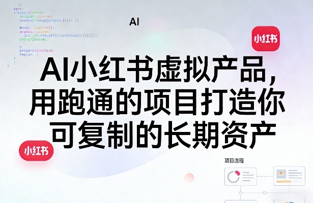 AI小红书虚拟产品，用跑通的项目打造你可复制的长期资产(更新0902)-万象聊项目