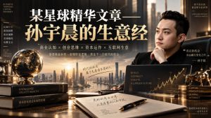 某星球精华文章——孙宇晨的生意经-万象聊项目