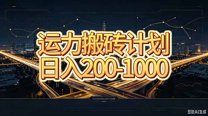 运力搬砖，风口项目。当日收益稳定200-1000。 每天仅需一小时，新人轻松上手。-万象聊项目