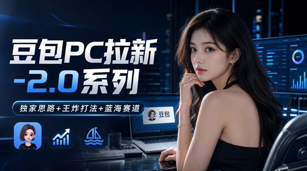 豆包PC拉新2.0系列-独家思路+王炸打法+蓝海赛道-万象聊项目