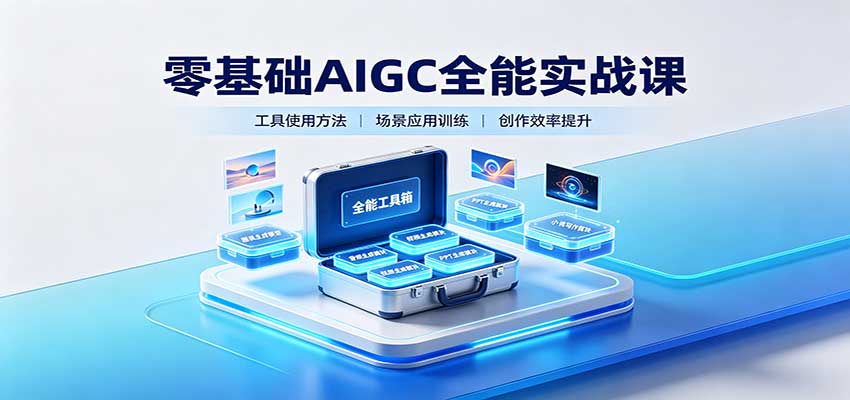 零基础AIGC全能实战课：覆盖绘画、影音、PPT、小说多场景AI创作-万象聊项目