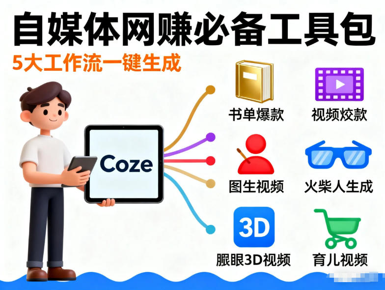 Coze工作流合集，内容一共100份左右，内容丰富，可以提供工作效率-万象聊项目