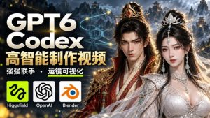 GPT-6 Astra×Codex高智能制作视频！联手Higgsfield，运镜可视化实战-万象聊项目