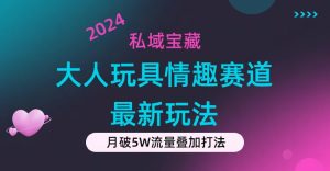 （11541期）私域宝藏：大人玩具情趣赛道合规新玩法，零投入，私域超高流量成单率高-万象聊项目