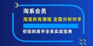 淘系会员初级到高手全系实战宝典【淘宝所有课程,全面分析对手】-万象聊项目