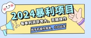 (12130期)2024暴利项目,每单利润非常大,无脑操作,纯手机操作简单,小白必学项目-万象聊项目