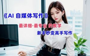 AI自媒体文章创作全网最详细教程,新手秒变写作高手,多方位发展-万象聊项目