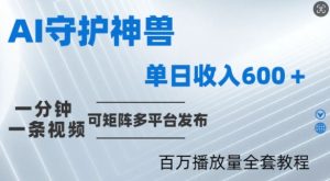 制作各省守护神,100多W播放量的视频只需要1分钟就能完成【揭秘】-万象聊项目