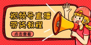 视频号直播带货教程：选品思路与话术拆解/掌握多种带货套路/提升直播效果-万象聊项目