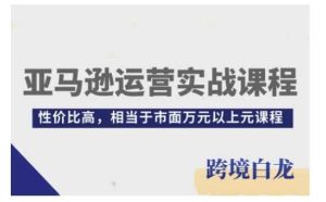 亚马逊运营实战课程，亚马逊从入门到精通，性价比高，相当于市面万元以上元课程-万象聊项目