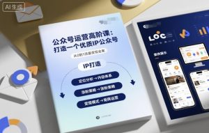 公众号运营高阶课，打造一个优质IP公众号-万象聊项目