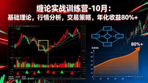 缠论实战训练营-10月：基础理论，行情分析，交易策略，年化收益80%+-万象聊项目