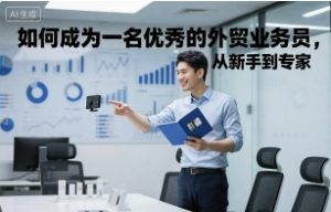 如何成为一名优秀的外贸业务员,从新手到专家-万象聊项目